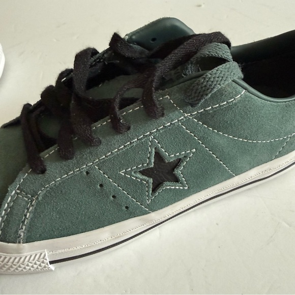 Stylish Green Converse All Star Low Top Women Sneakers size women 7.5 men 5.5 - Picture 11 of 12